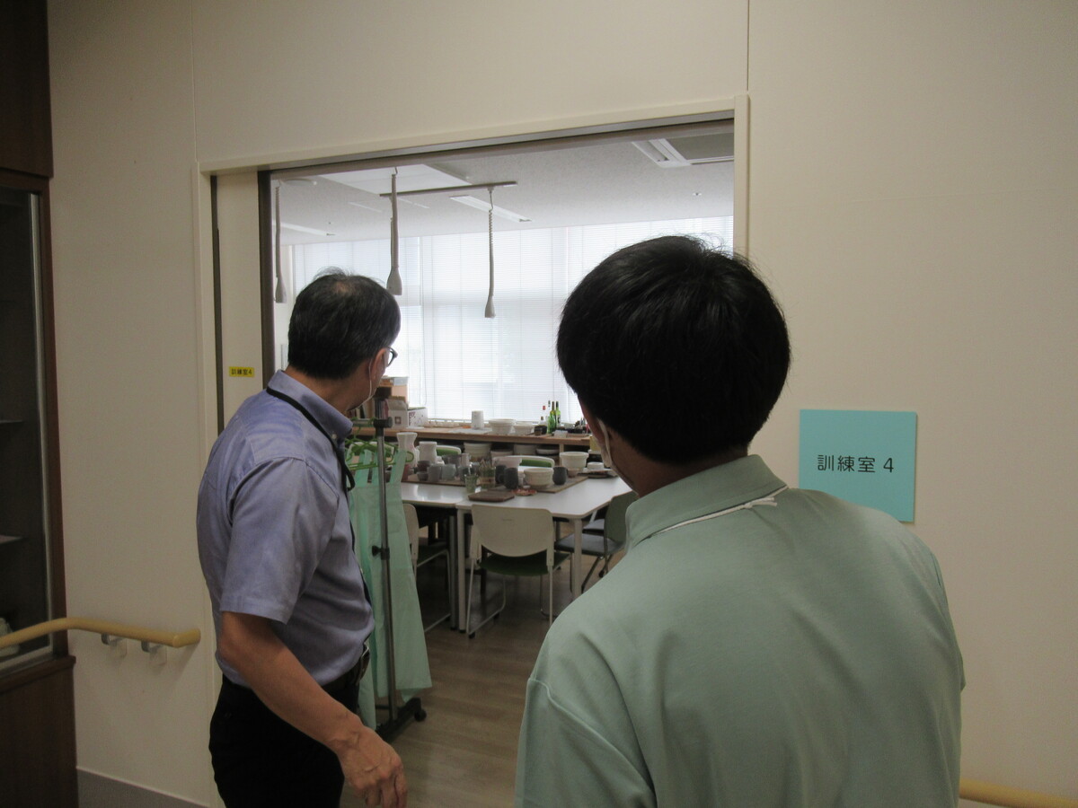 岩手県立療育センター 施設見学の様子