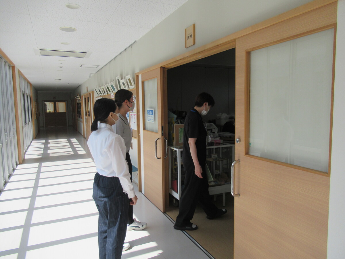 みたけの杜 施設見学の様子