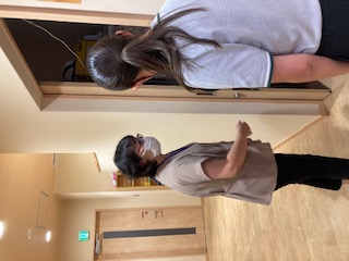 てしろもりの丘 施設見学の様子