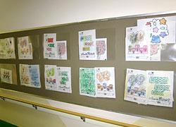 作品展示の様子